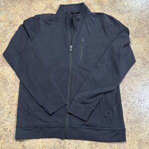 Public Rec Jacket Mens Small Gray All Day Everyday Performance Stretch Full Zip